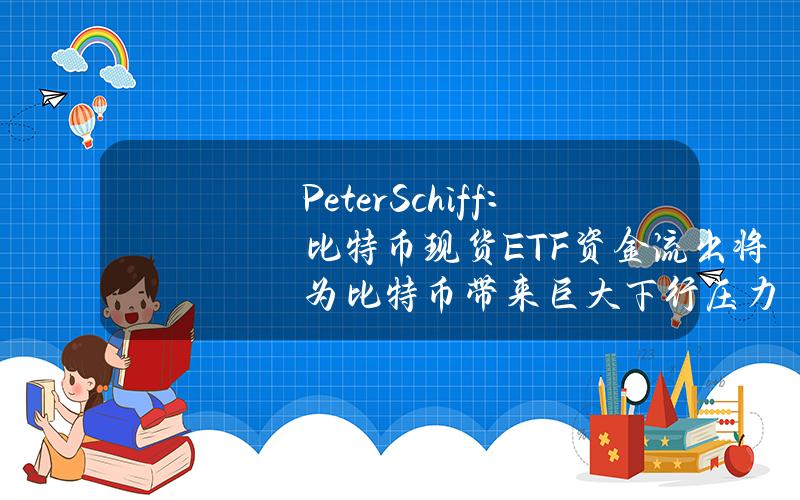 PeterSchiff:比特币现货ETF资金流出将为比特币带来巨大下行压力 PeterSchiff:比特币现货ETF资金流出将为比特币带来巨大下行压力